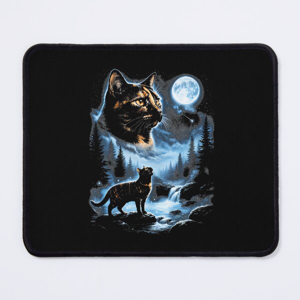 Item preview, Tortoiseshell Cat Howling At Moon Celestial Parody designed and sold by ripgoatclothing.