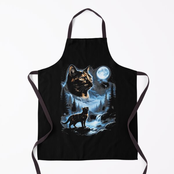 Item preview, Tortoiseshell Cat Howling At Moon Celestial Parody designed and sold by ripgoatclothing.