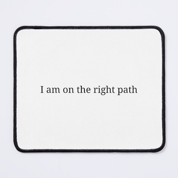 Item preview, I am on the right path | Affirmation designed and sold by SunnySideNotes.