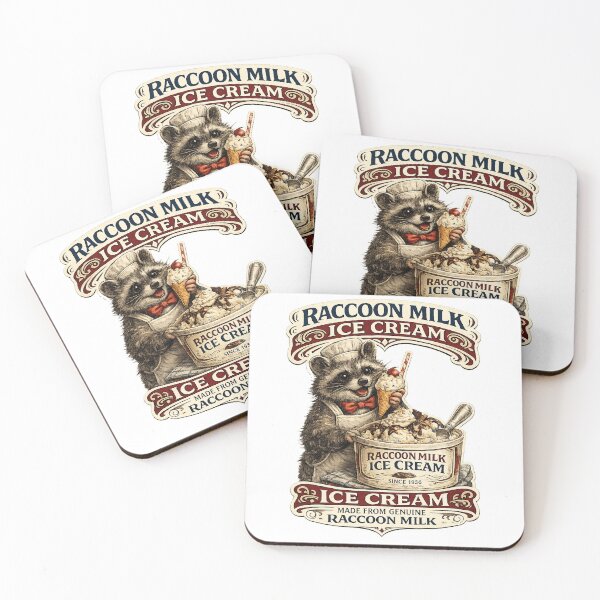 Item preview, Racoon milk ice cream designed and sold by TOMATOorTOMATO.