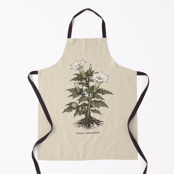 Item preview, Datura Stramonium Moonflower — Vintage Poison Garden Botanical Dark Academia Witchy Night Bloom designed and sold by Planthem.