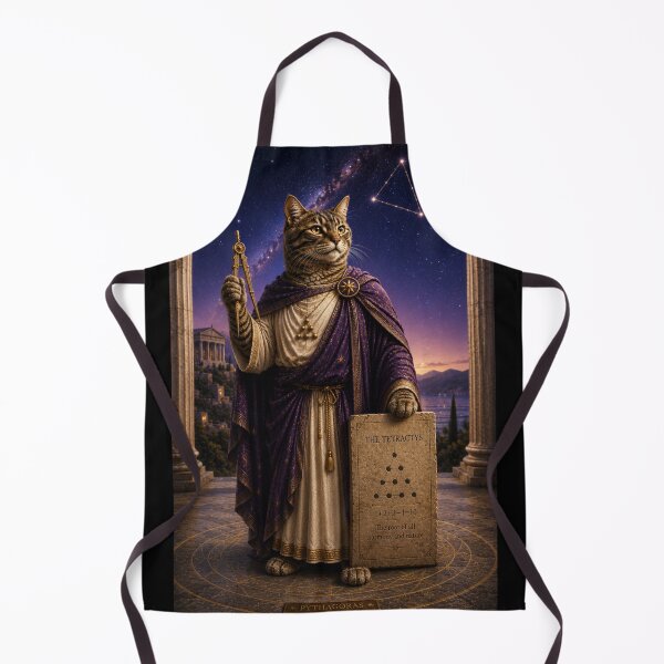 Item preview, Dreamscape Pythagoras An Imagined Life of a Sleeping Gray Cat designed and sold by Mindworx21.