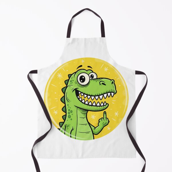 Item preview, Funny Dinosaur Middle Finger | Sarcastic T-Rex Cartoon designed and sold by HolaJosephina.