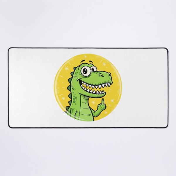 Item preview, Funny Dinosaur Middle Finger | Sarcastic T-Rex Cartoon designed and sold by HolaJosephina.