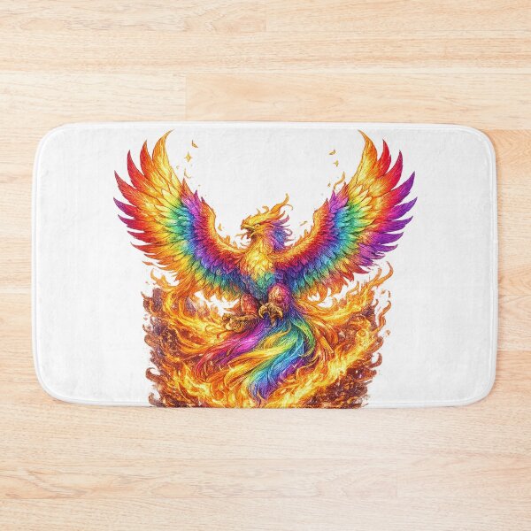 Item preview, Rainbow Phoenix Pride Art Sticker | LGBTQ Phoenix Rising Design | Queer Empowerment Gift designed and sold by ArtByTripti.