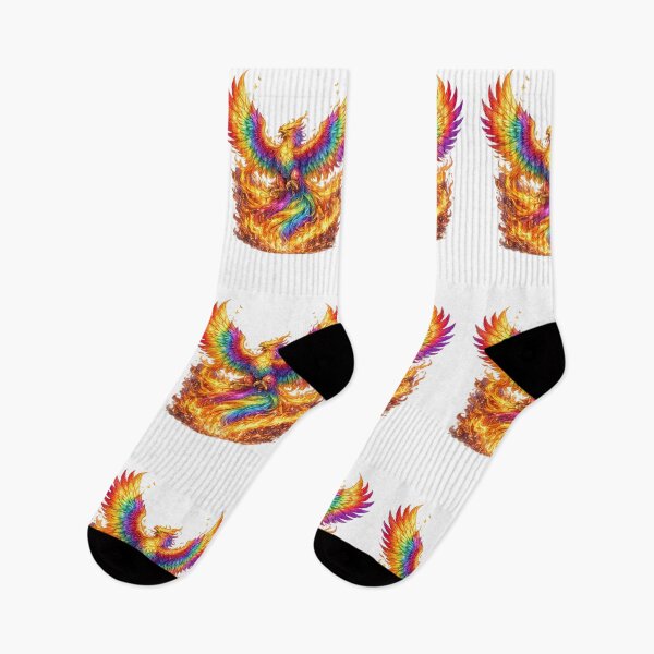 Item preview, Rainbow Phoenix Pride Art Sticker | LGBTQ Phoenix Rising Design | Queer Empowerment Gift designed and sold by ArtByTripti.