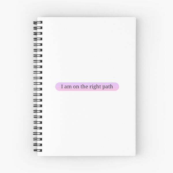 Item preview, I am on the right path | Affirmation designed and sold by SunnySideNotes.
