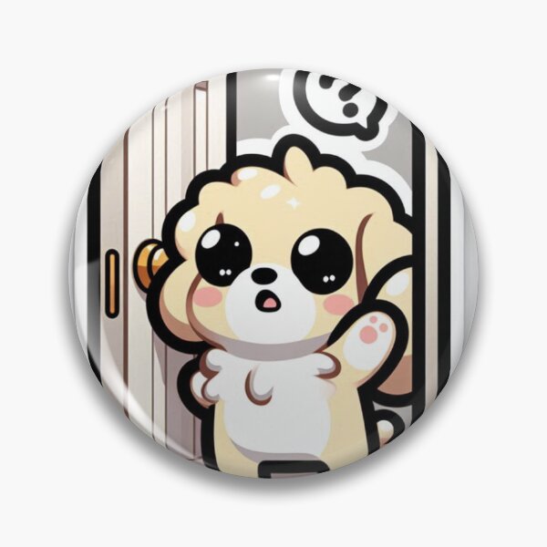 Item preview, Kawaii Forgot Why I Walked In Dog Sticker designed and sold by PastelPawsArt.