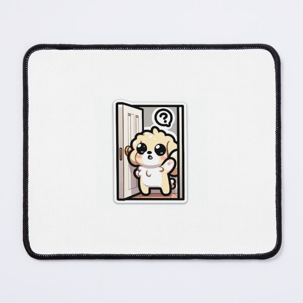 Item preview, Kawaii Forgot Why I Walked In Dog Sticker designed and sold by PastelPawsArt.