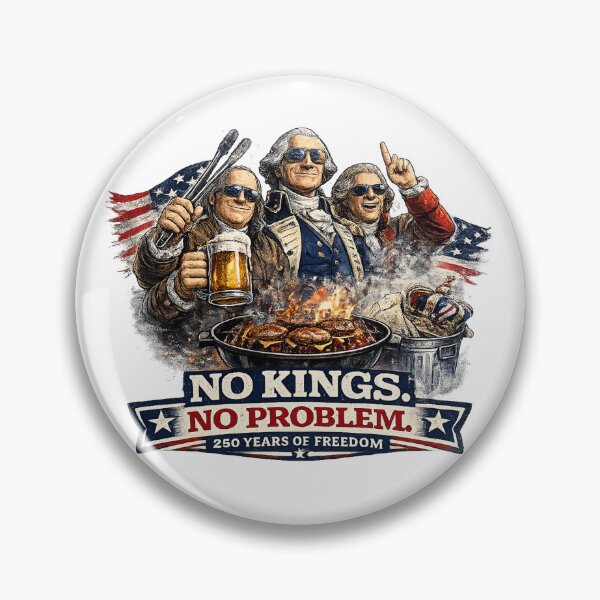 Item preview, No Kings. No Problem. | 250 Years of Freedom Funny Patriotic Shirt designed and sold by LegacyForge.