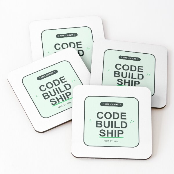 Item preview, Code Build Ship Minimal Design designed and sold by Mohammed-Aydan.