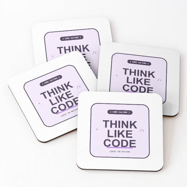 Item preview, Think Like Code Minimal Design designed and sold by Mohammed-Aydan.