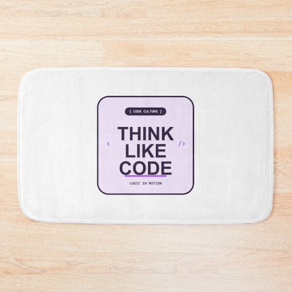 Item preview, Think Like Code Minimal Design designed and sold by Mohammed-Aydan.