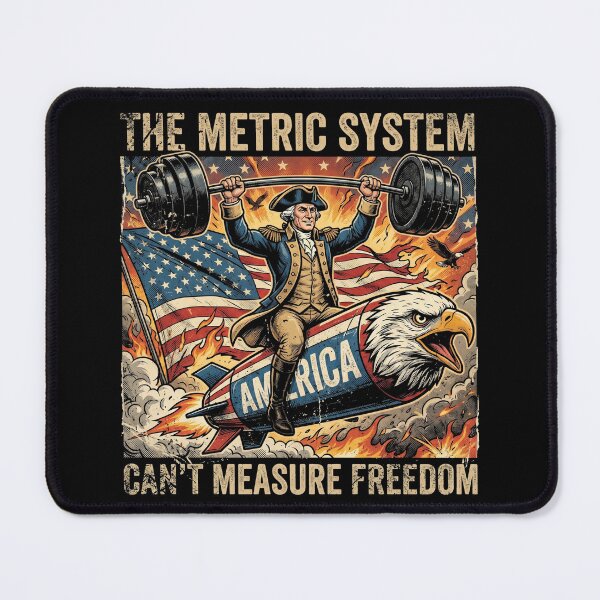 Item preview, The Metric System Can't Measure Freedom George Washington Eagle designed and sold by AdyKurniawan.