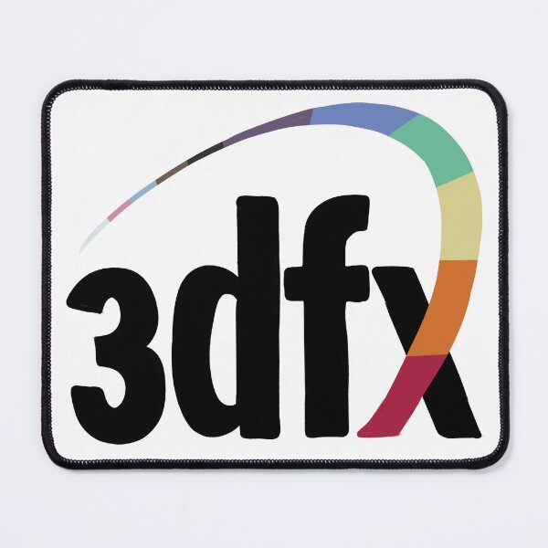 Item preview, Hand Drawn 3dfx Logo - Black / Pride Flag designed and sold by lepidotos.