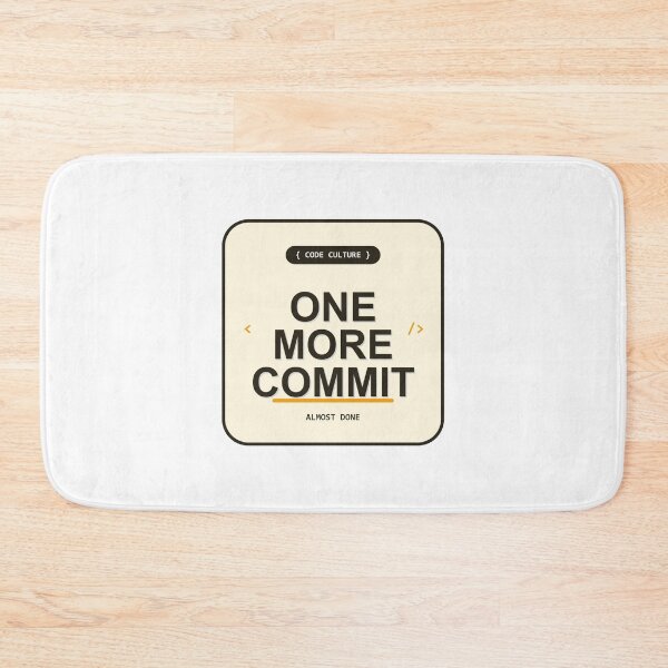 Item preview, One More Commit Minimal Design designed and sold by Mohammed-Aydan.