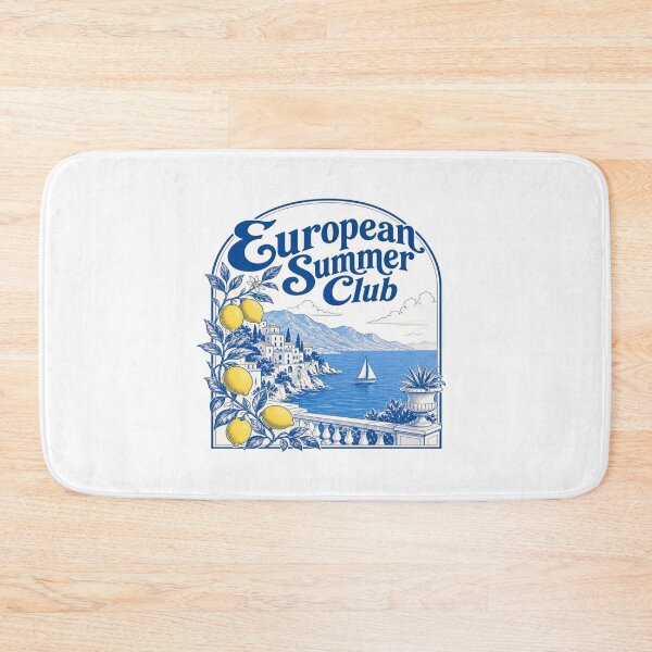 Item preview, European Summer Club Coastal Art Print – Mediterranean Travel Aesthetic Wall Decor for Summer Lovers designed and sold by Bright Nest Studio.