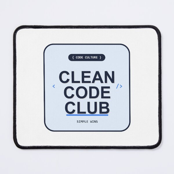 Item preview, Clean Code Club Minimal Design designed and sold by Mohammed-Aydan.