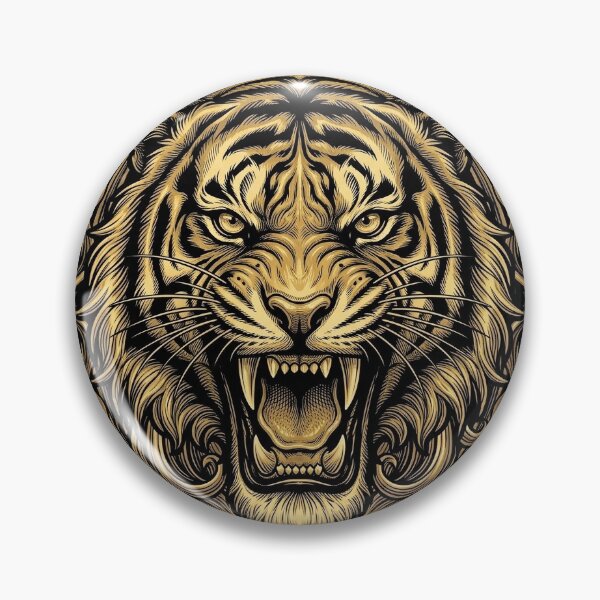 Item preview, Golden Roaring Tiger Design designed and sold by SKJWorldprints.
