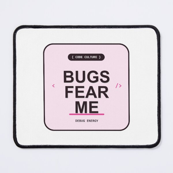 Item preview, Bugs Fear Me Minimal Design designed and sold by Mohammed-Aydan.