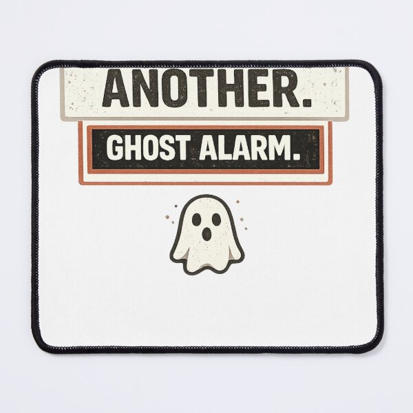 Item preview, Another Ghost Alarm Funny Security Shirt designed and sold by TheOffDutyShop.