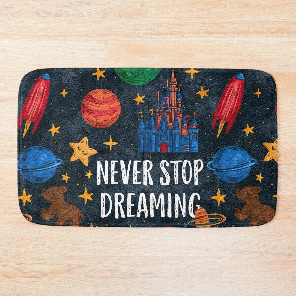Item preview, Fantasy Castle and Planets in Space Never Stop Dreaming designed and sold by Piotrek0001.