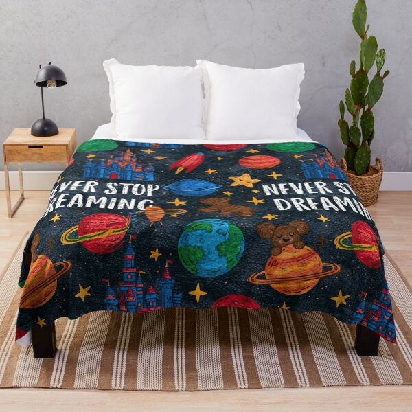 Item preview, Fantasy Castle and Planets in Space Never Stop Dreaming designed and sold by Piotrek0001.