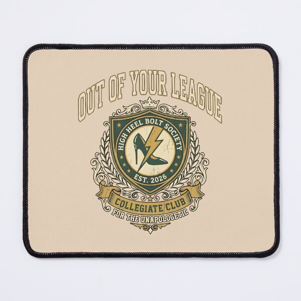 Item preview, Out Of Your League Collegiate High Heel Club Crest designed and sold by SplashTastic.