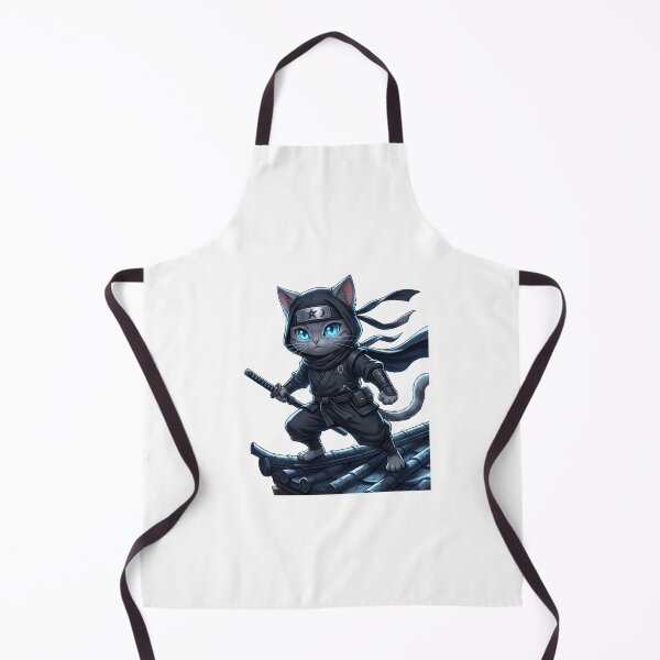 Item preview, Anime Ninja Cat Shadow Warrior Cute Otaku T-Shirt designed and sold by krishna-artdesigns.