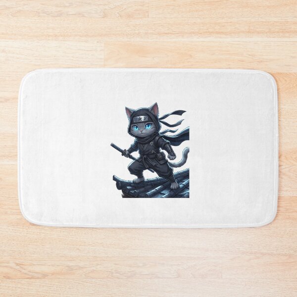 Item preview, Anime Ninja Cat Shadow Warrior Cute Otaku T-Shirt designed and sold by krishna-artdesigns.
