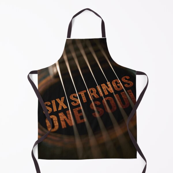 Item preview, Six Strings One Soul Guitar Print designed and sold by CosmicRockArt.