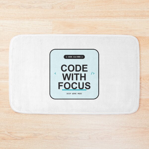 Item preview, Code With Focus Minimal Design designed and sold by Mohammed-Aydan.