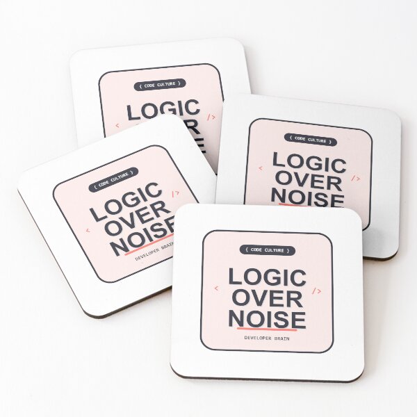 Item preview, Logic Over Noise Minimal Design designed and sold by Mohammed-Aydan.