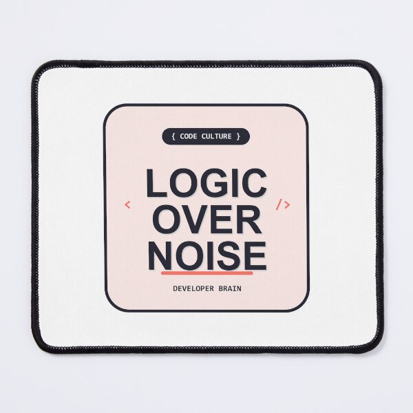 Item preview, Logic Over Noise Minimal Design designed and sold by Mohammed-Aydan.