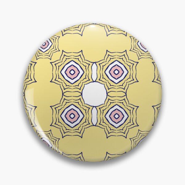 Item preview, Ornate Ethnic Mandala Pattern on Yellow Background designed and sold by AjjimaJKM.