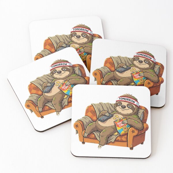 Item preview, Sloth couch morning sports grump designed and sold by Sabsll.