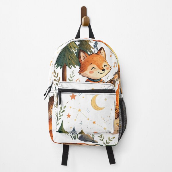 Item preview, Cute Foxes Camping under Starry Night Sky with Bonfire Illustration designed and sold by TaiwanMemory.