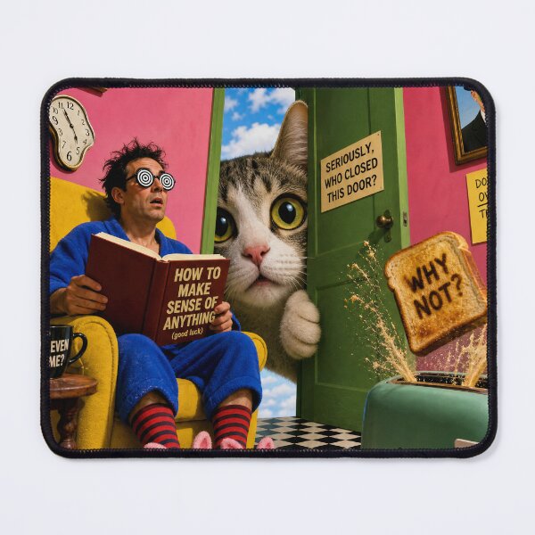 Item preview, Wait, What? – Surreal Confusion Graphic Design designed and sold by Jandedan.