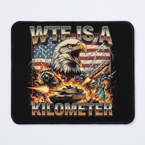 Item preview, WTF Is A Kilometer Chaotic Eagle Raccoon Tank Meme designed and sold by AdyKurniawan.