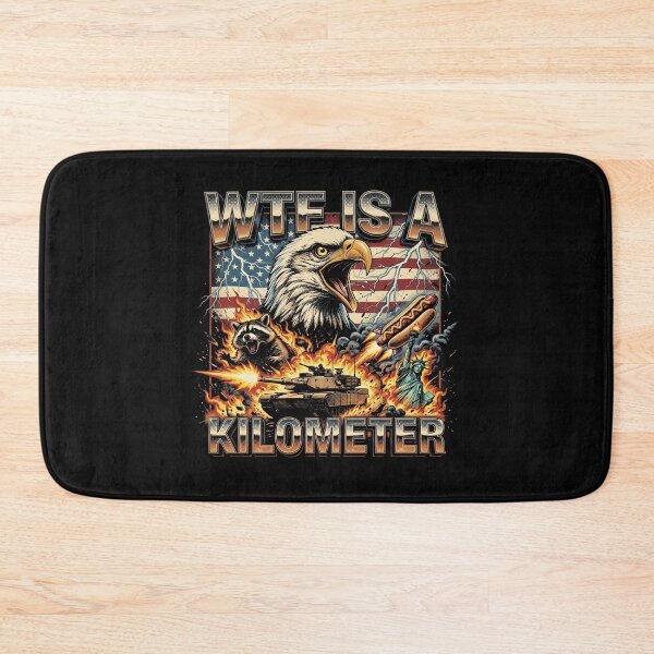 Item preview, WTF Is A Kilometer Chaotic Eagle Raccoon Tank Meme designed and sold by AdyKurniawan.