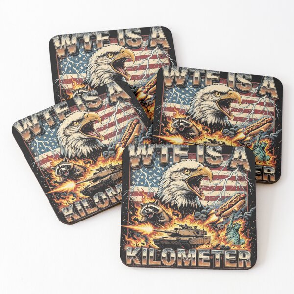 Item preview, WTF Is A Kilometer Chaotic Eagle Raccoon Tank Meme designed and sold by AdyKurniawan.