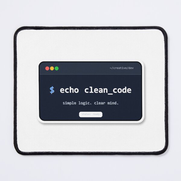Item preview, Clean Code Terminal Design designed and sold by Mohammed-Aydan.