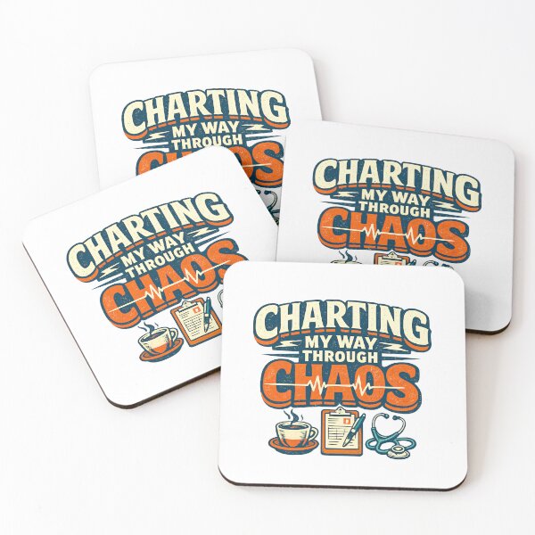 Item preview, Charting My Way Through Chaos Sticker | Nurse Sticker | CNA Gift | Healthcare Worker Decal | Nursing Student Gift designed and sold by overcomercrafts.
