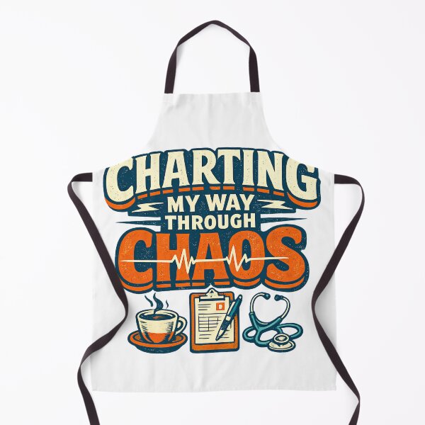 Item preview, Charting My Way Through Chaos Sticker | Nurse Sticker | CNA Gift | Healthcare Worker Decal | Nursing Student Gift designed and sold by overcomercrafts.