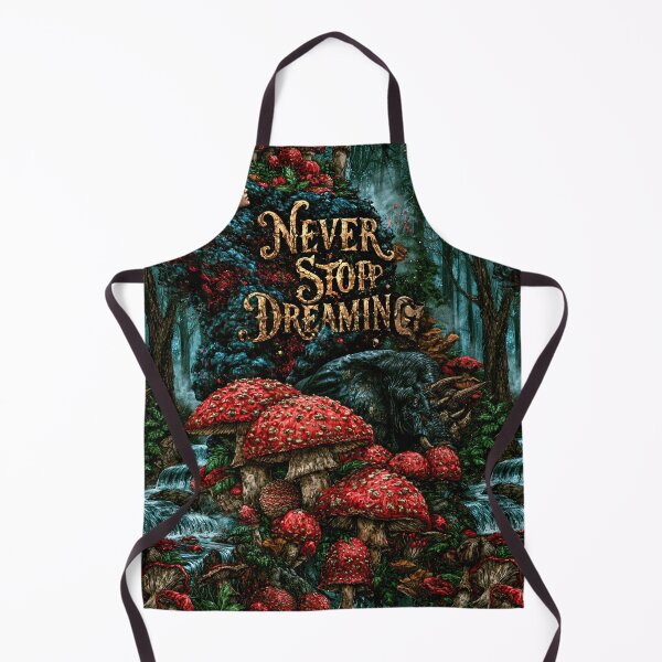 Item preview, Enchanted Forest and Glowing Mushrooms Never Stop Dreaming designed and sold by Piotrek0001.