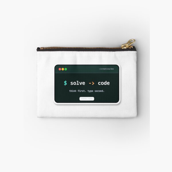 Item preview, Solve Then Code Terminal Design designed and sold by Mohammed-Aydan.