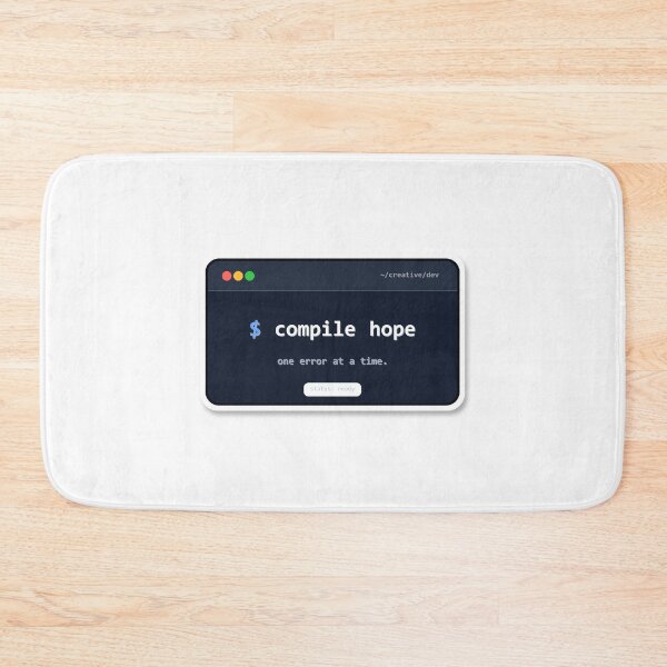 Item preview, Compile Hope Terminal Design designed and sold by Mohammed-Aydan.