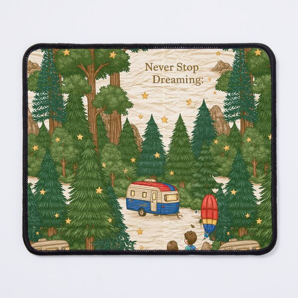 Item preview, Magical Treehouse in Green Forest Never Stop Dreaming designed and sold by Piotrek0001.