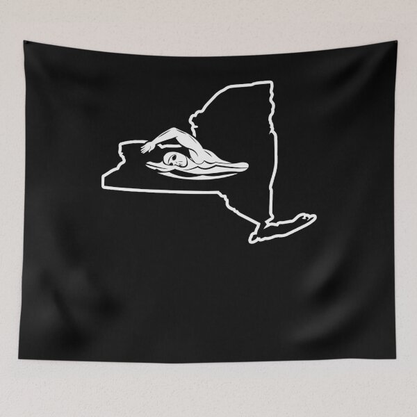 Item preview, Swimming T Shirt New York Swimmer Shirt designed and sold by shoppzee.