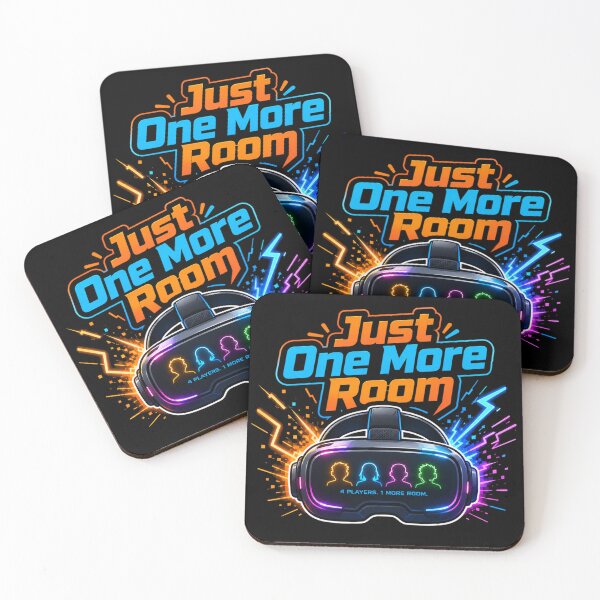 Item preview, Just One More Room VR Gaming Sticker | Virtual Reality Multiplayer Gamer Design . designed and sold by  TrendForge.